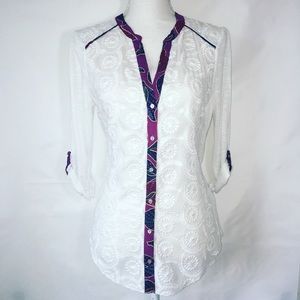 Anthropologie Tops - Anthropologie Tiny Boho Button Down Top Anthropologie Tops - Anthropologie Tiny Boho Button Down Top
